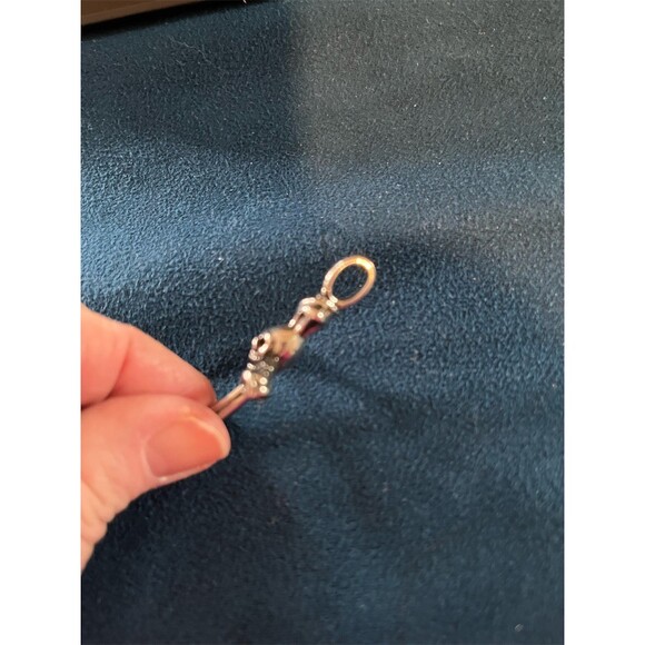 Chrome Hearts Pendant Charm Skull Cross Silver Tone Gothic Biker Pendant - Picture 4 of 5